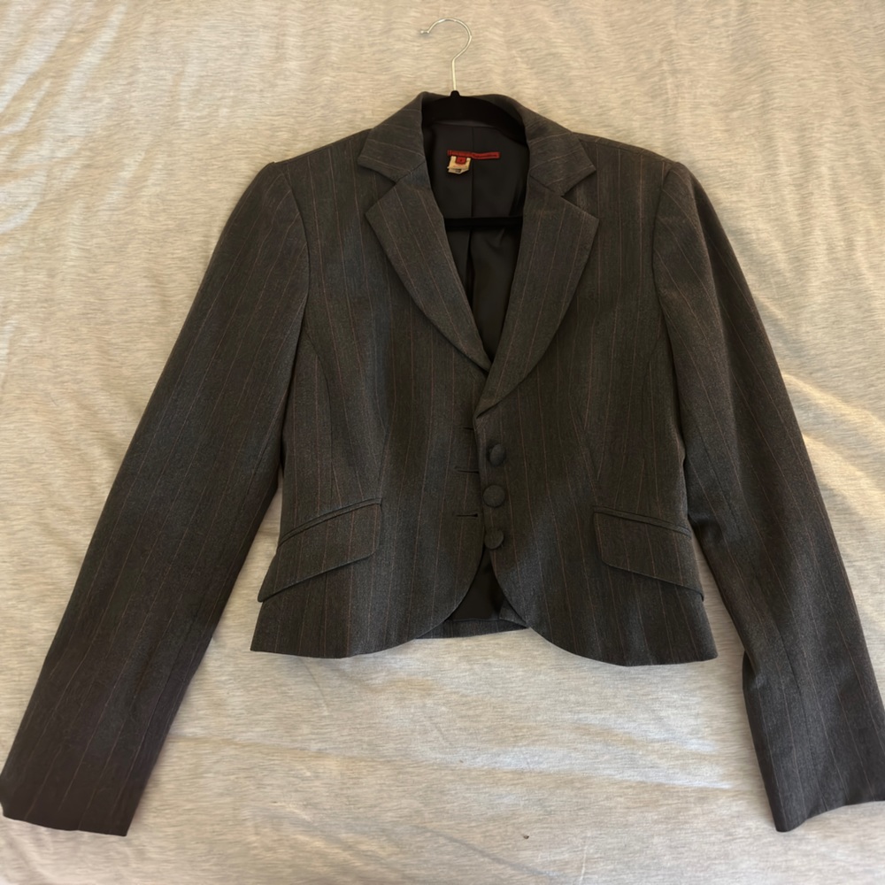 vintage cropped blazer
